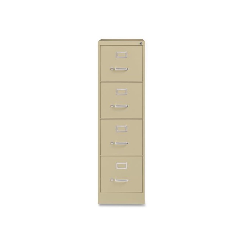 Commercial Vertical Letter File Cabinet, 4 Letter-Size File Drawers, 15 x 22 x 52, Putty. Picture 2