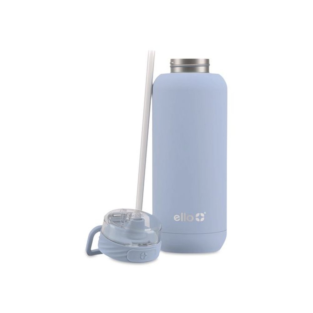 Cooper Stainless Steel Vacuum Insulated Water Bottle, 32 oz, Halogen Blue. Picture 2