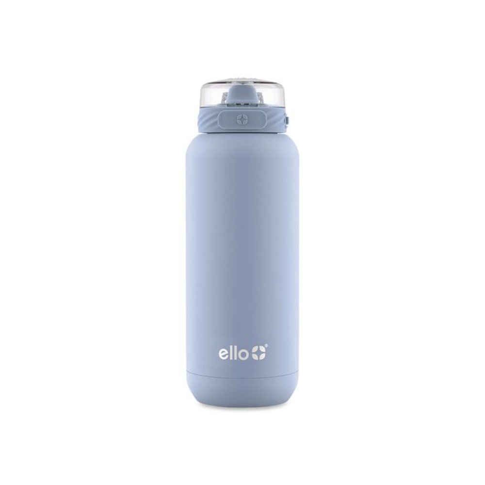 Cooper Stainless Steel Vacuum Insulated Water Bottle, 32 oz, Halogen Blue. Picture 1