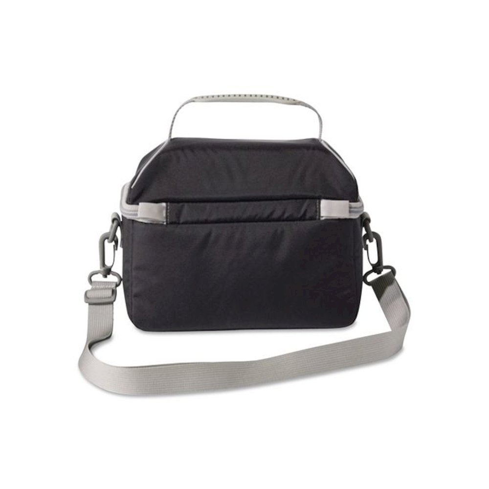 Flip-Top Insulated Lunch Box, 9 x 5 x 7, Black. Picture 2