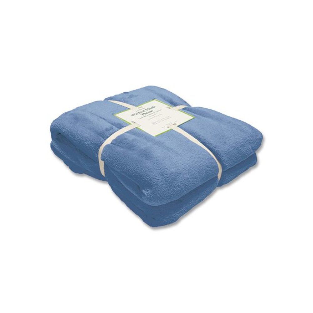 Wicked Plush Throw, 50 x 60, Deep Blue. Picture 3