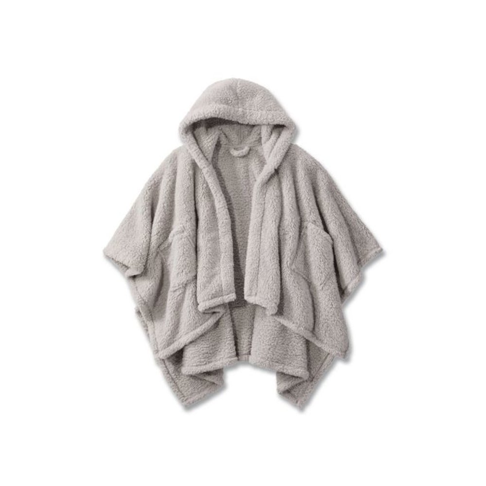 Cozy Sherpa Wearable Throw, 58 x 60, Gray. Picture 1