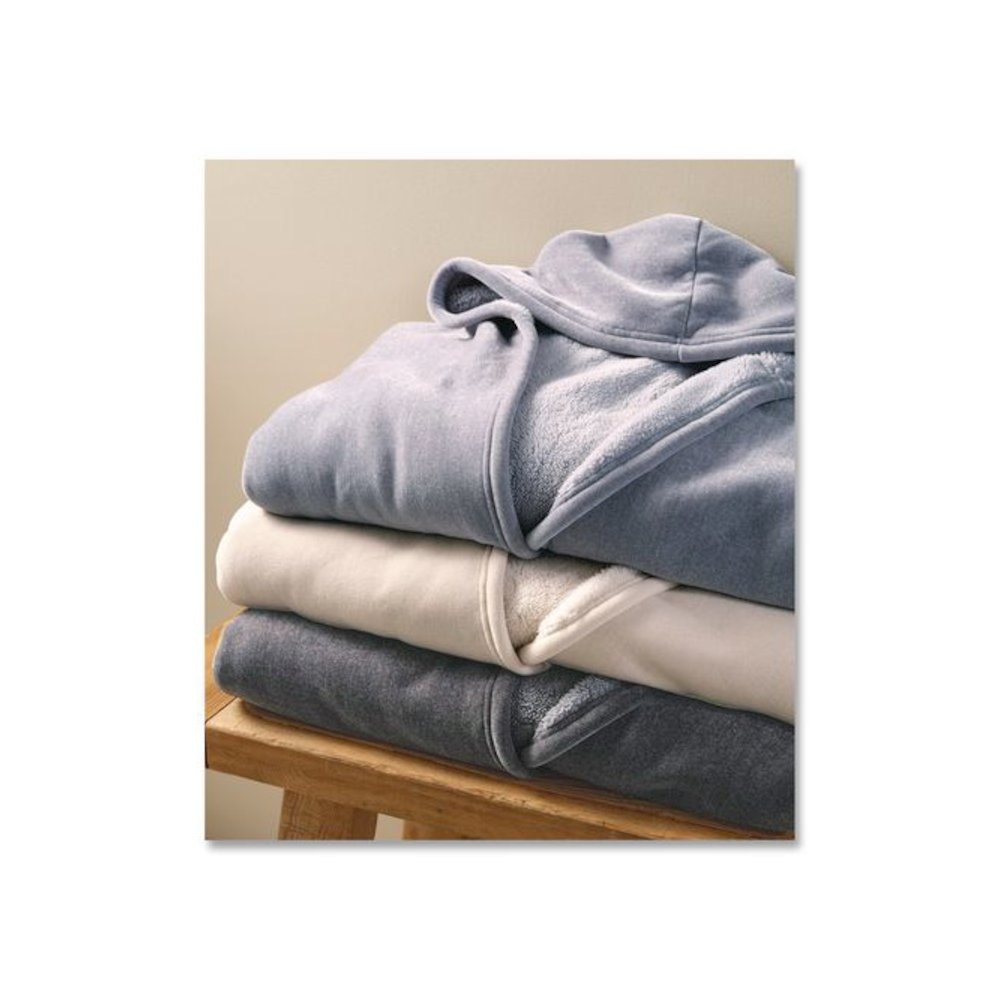 Cozy Chenille Wearable Throw, 58 x 60, Gray. Picture 6