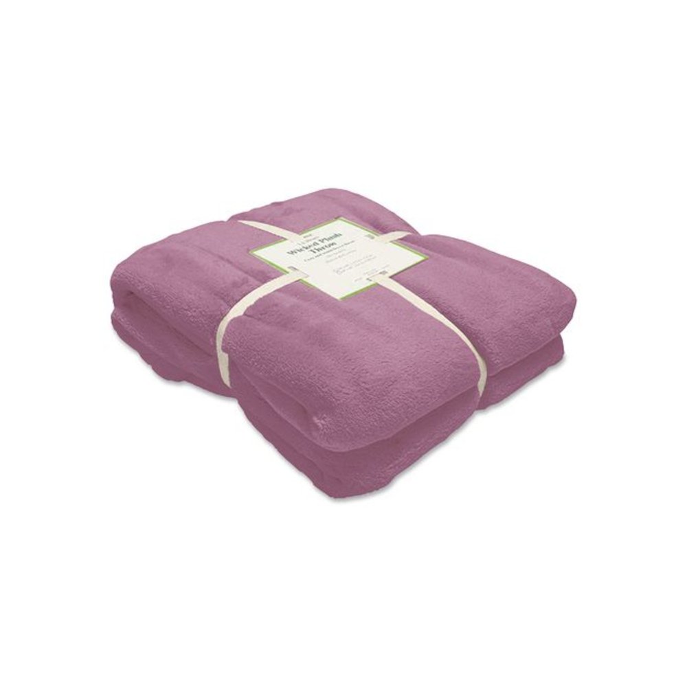 Wicked Plush Throw, 50 x 60, Washed Orchid. Picture 3