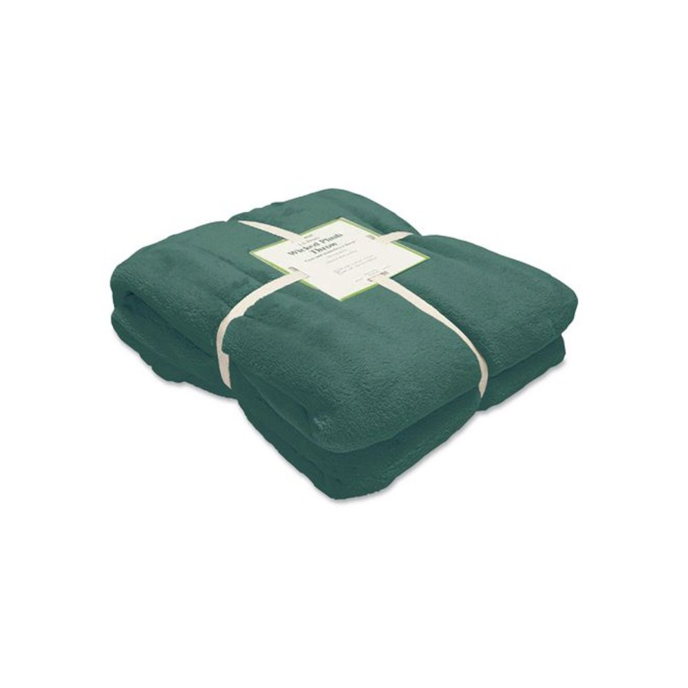 Wicked Plush Throw, 50 x 60, Coastal Aqua. Picture 3