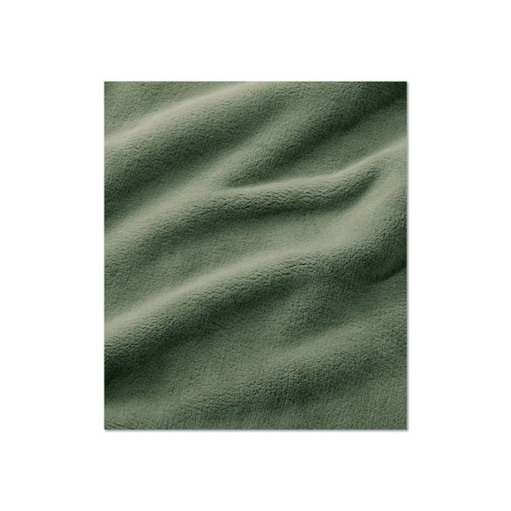Wicked Plush Throw, 60 x 80, Deep Olive. Picture 2