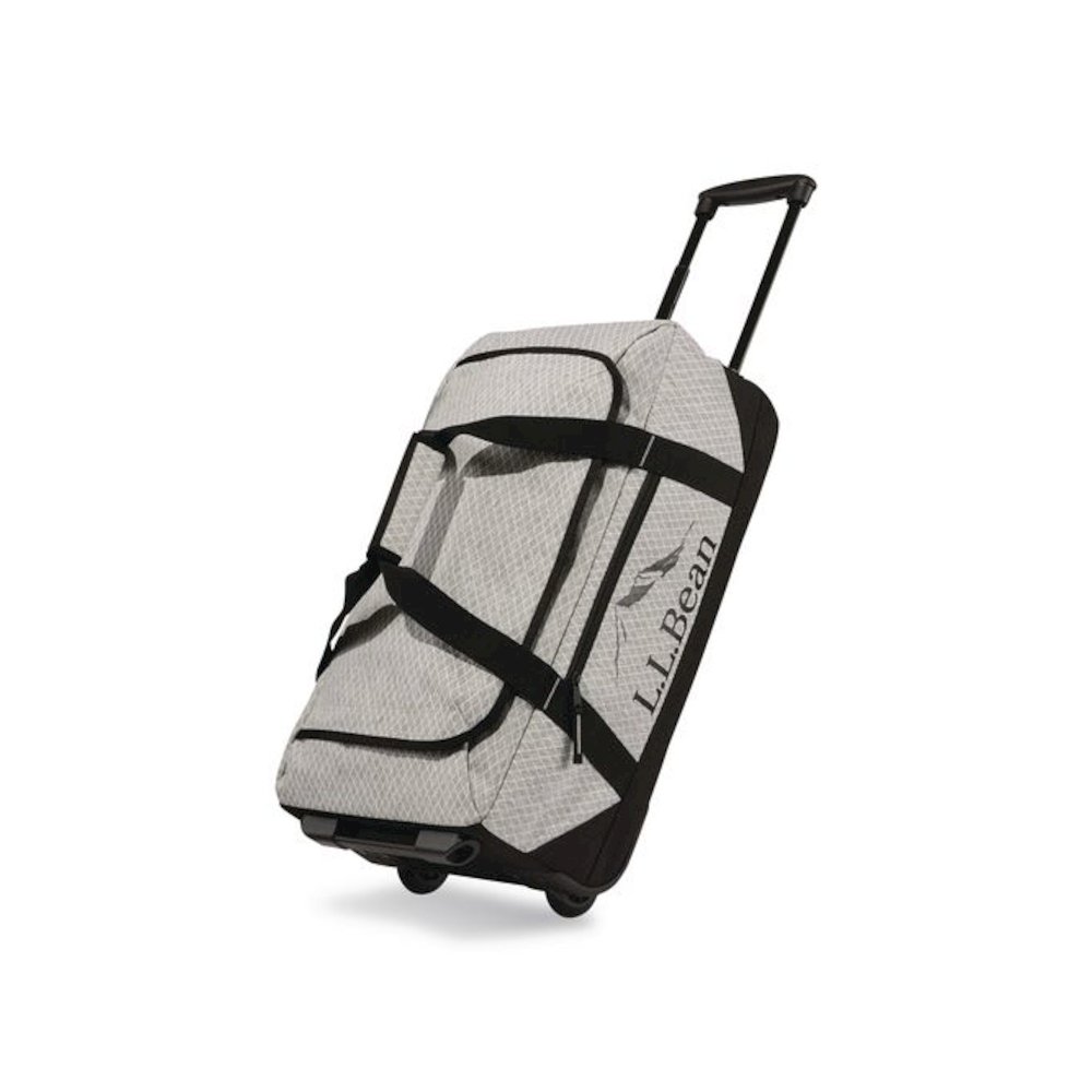 Adventure 22" Polyester Telescoping Carry-On Travel Duffel with Wheels, 22 x 12 x 9, Heather Gray Diamond. Picture 1
