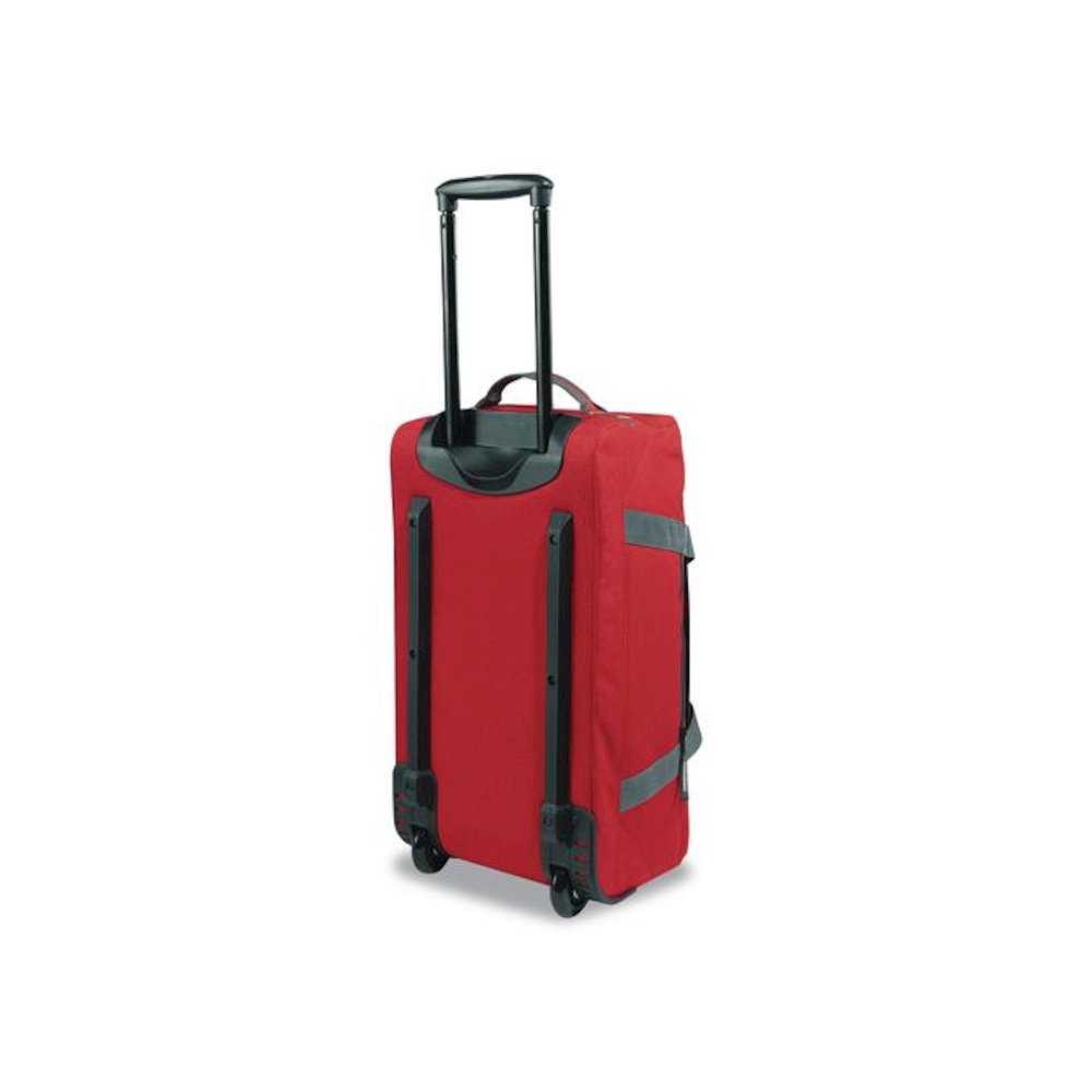 Adventure 22" Polyester Telescoping Carry-On Travel Duffel with Wheels, 22 x 12 x 9, Dark Red. Picture 4