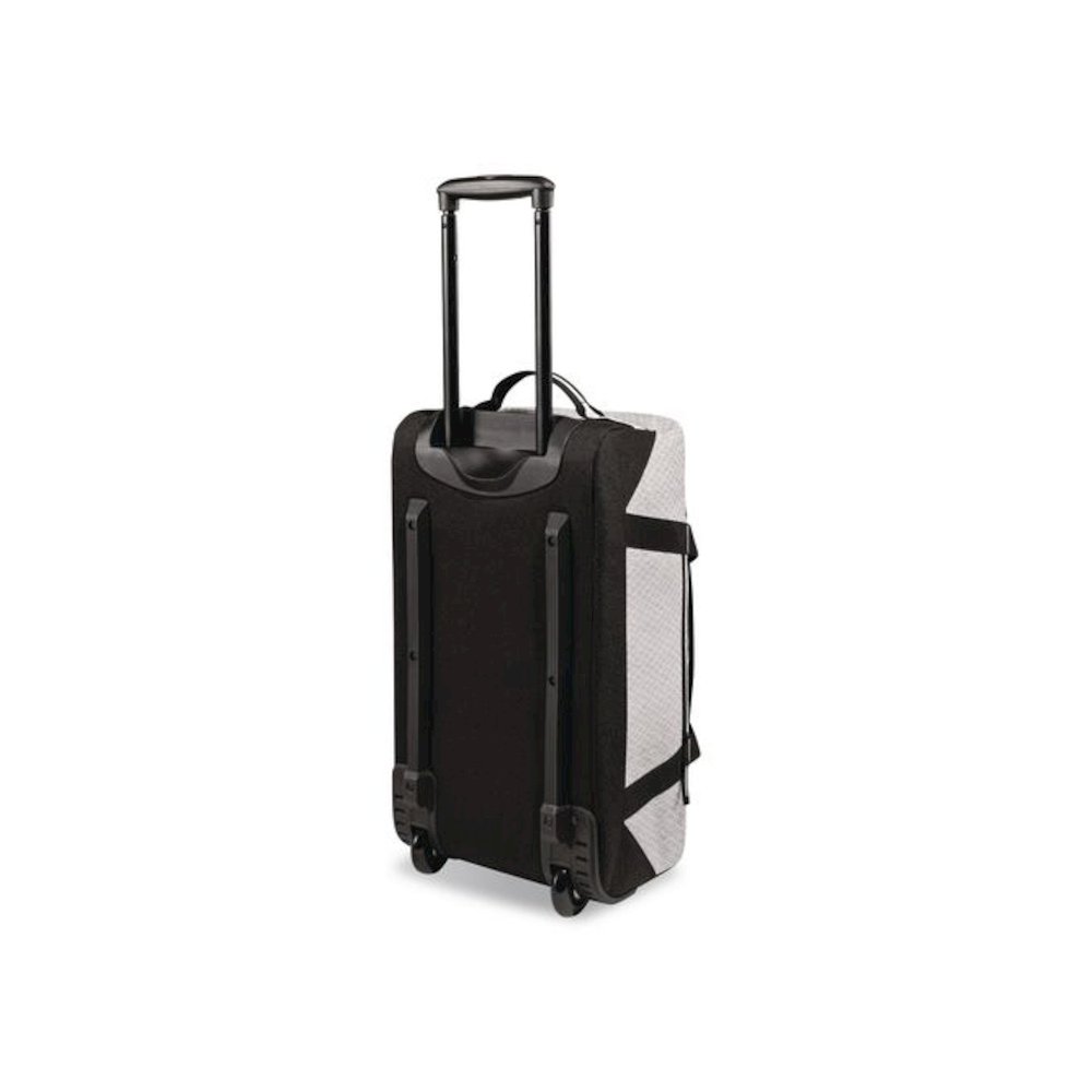 Adventure 22" Polyester Telescoping Carry-On Travel Duffel with Wheels, 22 x 12 x 9, Heather Gray Diamond. Picture 4