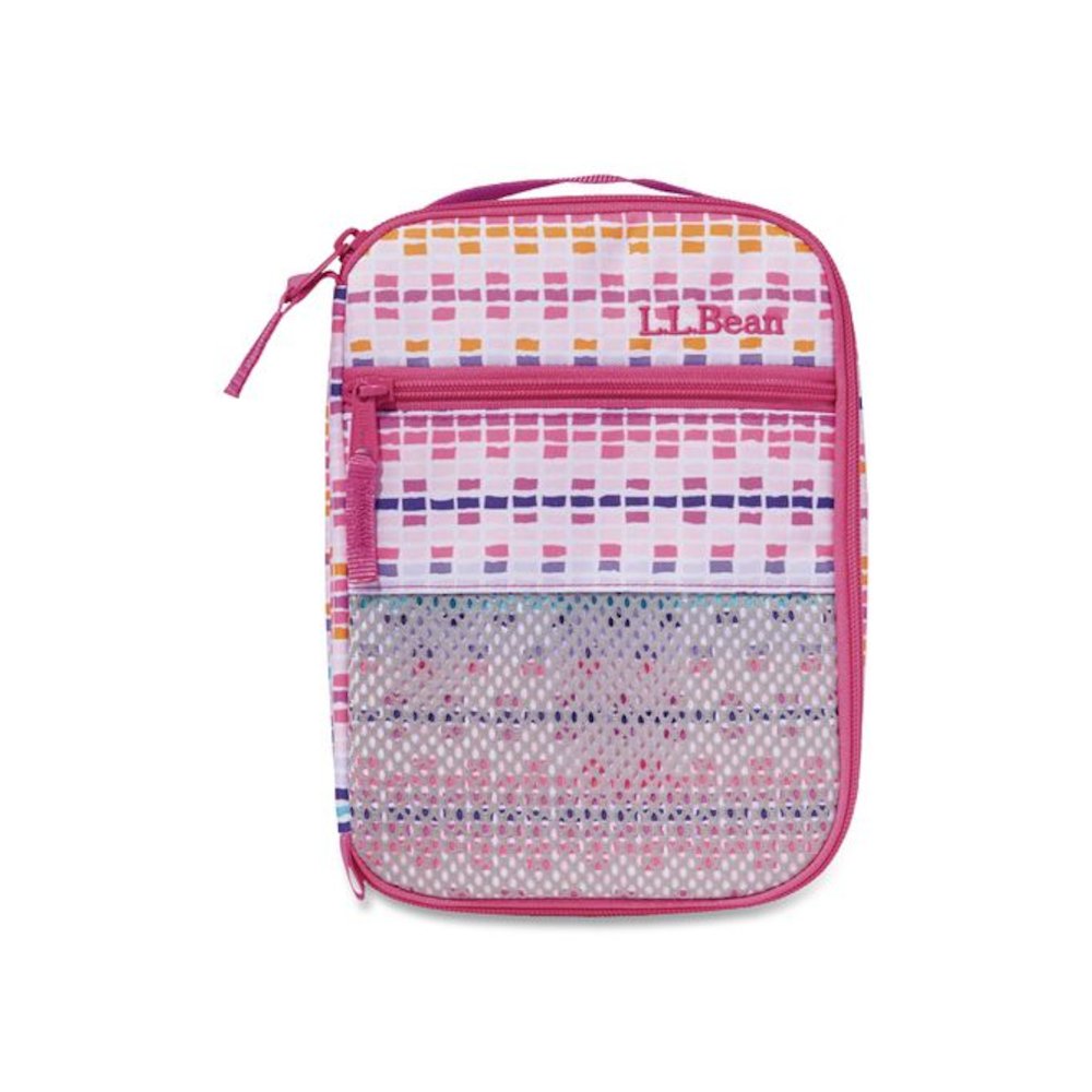 Insulated Lunch Bag, 7 x 3.75 x 9.5, Hibiscus Dash. Picture 2