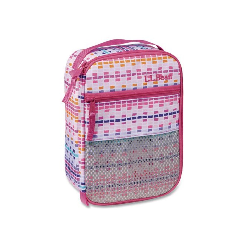 Insulated Lunch Bag, 7 x 3.75 x 9.5, Hibiscus Dash. Picture 1