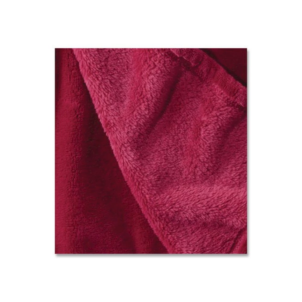 Wicked Plush Throw, 60 x 80, Mountain Red. Picture 2