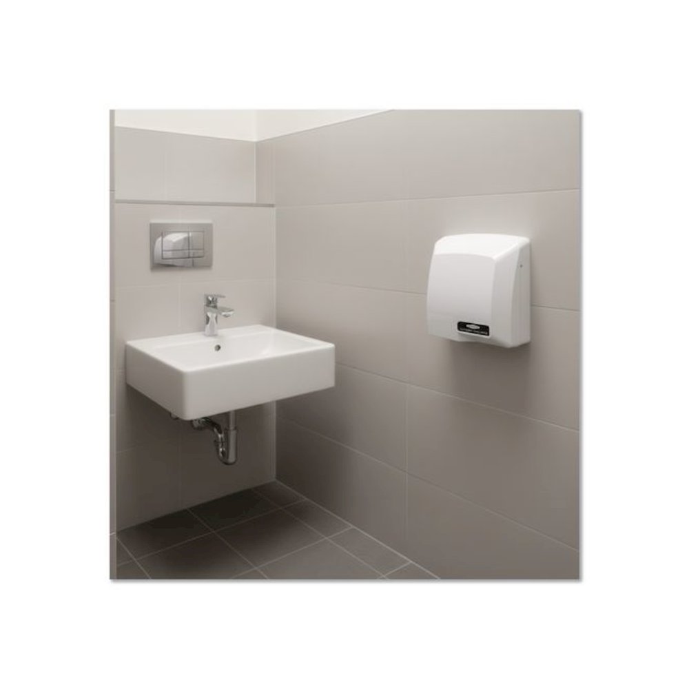 CompactDryer Automatic Hand Dryer, 115 V, 10.18 x 5.18 x 10.93, Gray. Picture 2
