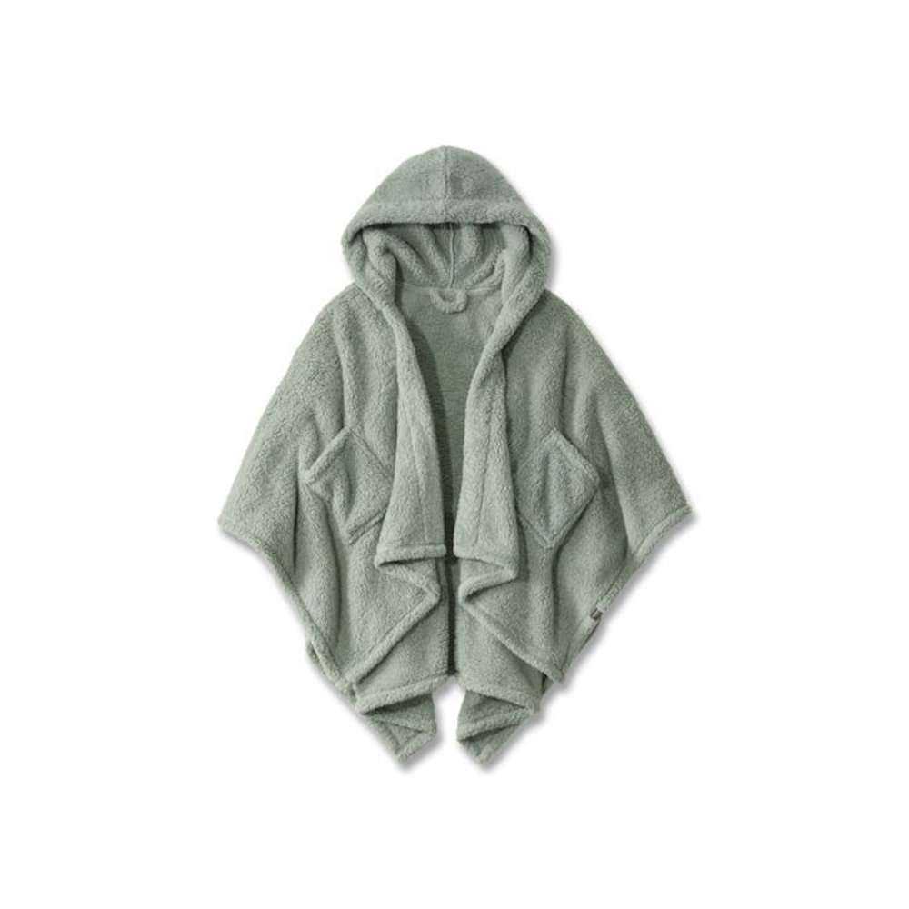Cozy Sherpa Wearable Throw, 58 x 60, Silver Sage. Picture 1