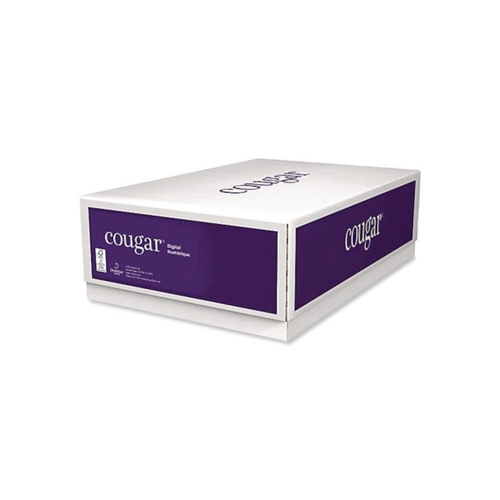 Cougar Digital Business Paper, 98 Bright, 70 lb Text Weight, 8.5 x 11, White, 500/Ream, 8 Reams/Carton. Picture 1