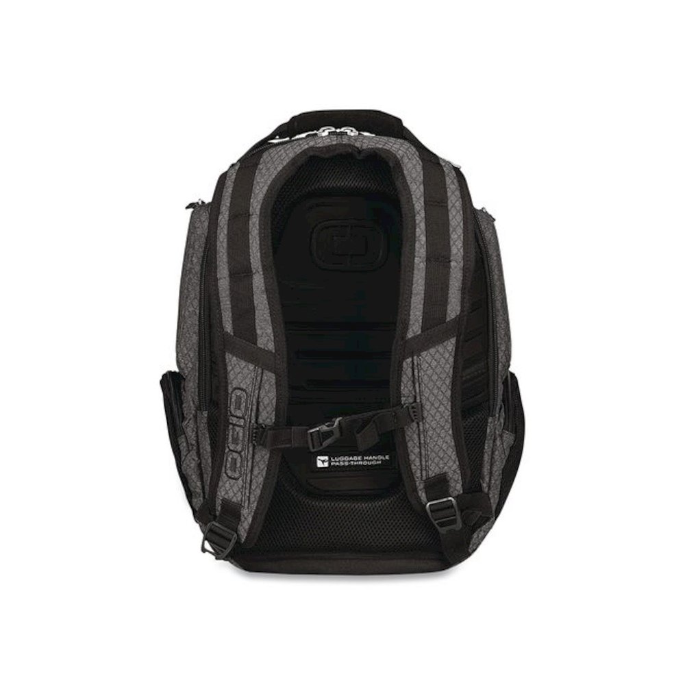 Gambit Laptop Backpack, Large, Fits Devices Up to 15", 15" x 10.5" x 19.5", Graphite/Black. Picture 5