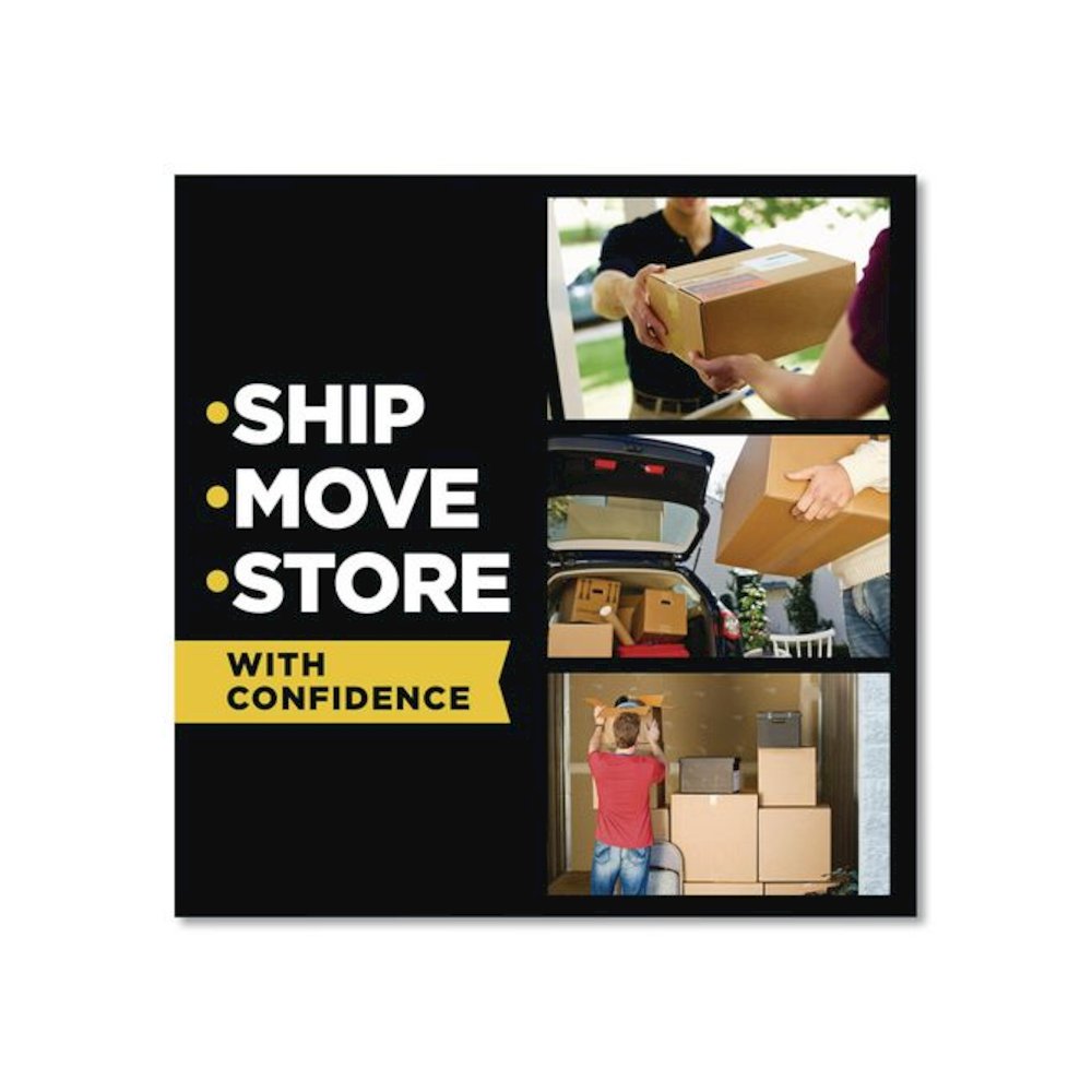 Box Lock Packaging and Shipping Tape, 3" Core, 1.88" x 38.2 yd, Clear, 3/Pack. Picture 7