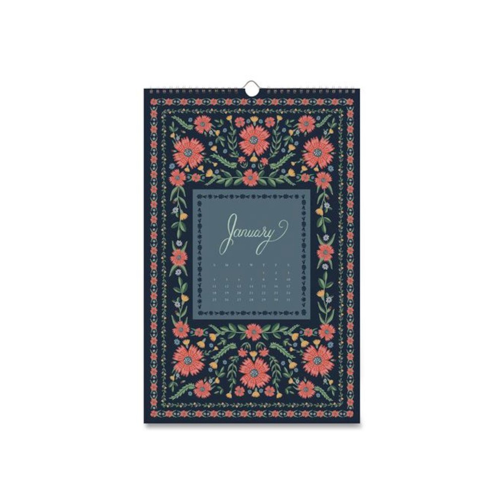 Flora Monthly Wall Calendar, 11 x 17, Multicolor Sheets, 12-Month (Jan to Dec): 2026. Picture 2