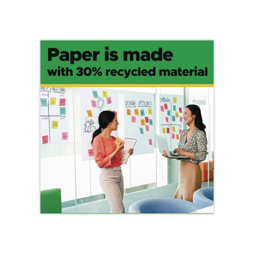 Self-Stick Easel Pads, Vertical Orientation, (30) White 25 x 30 Sheets, 8/Pack. Picture 3