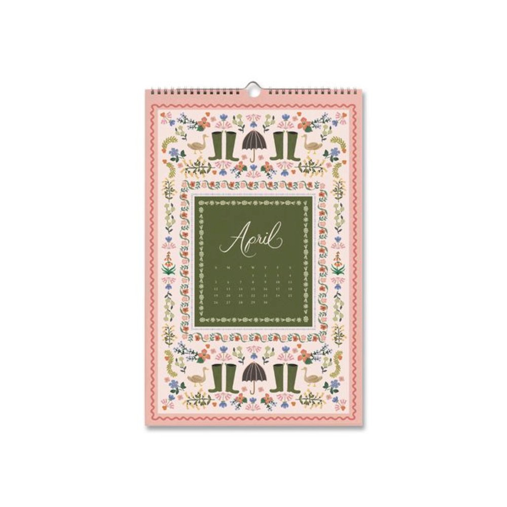 Flora Monthly Wall Calendar, 11 x 17, Multicolor Sheets, 12-Month (Jan to Dec): 2026. Picture 3