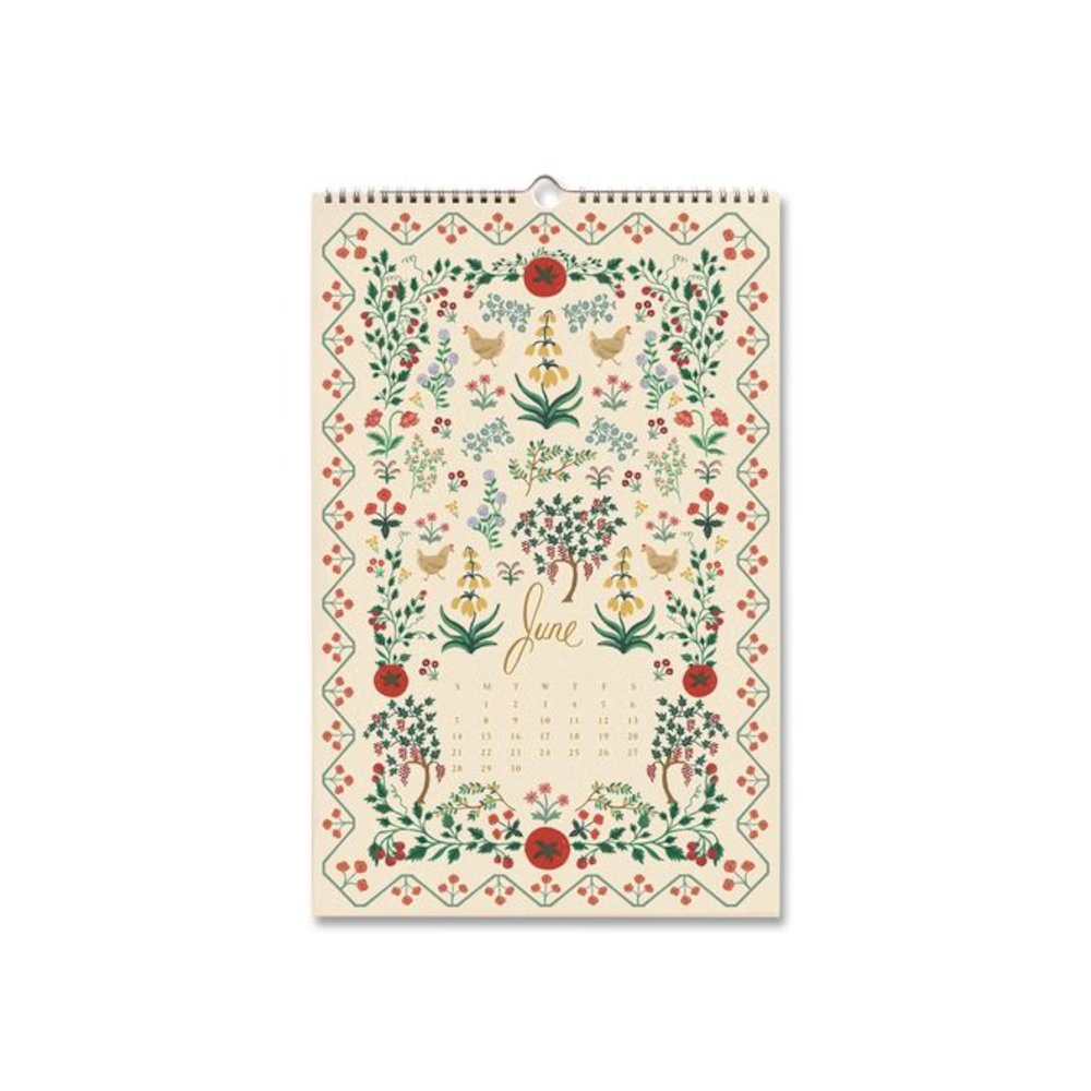 Flora Monthly Wall Calendar, 11 x 17, Multicolor Sheets, 12-Month (Jan to Dec): 2026. Picture 4