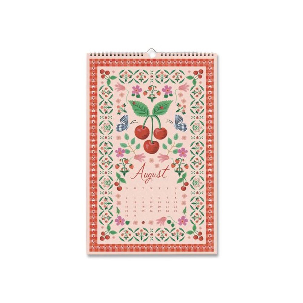Flora Monthly Wall Calendar, 11 x 17, Multicolor Sheets, 12-Month (Jan to Dec): 2026. Picture 5