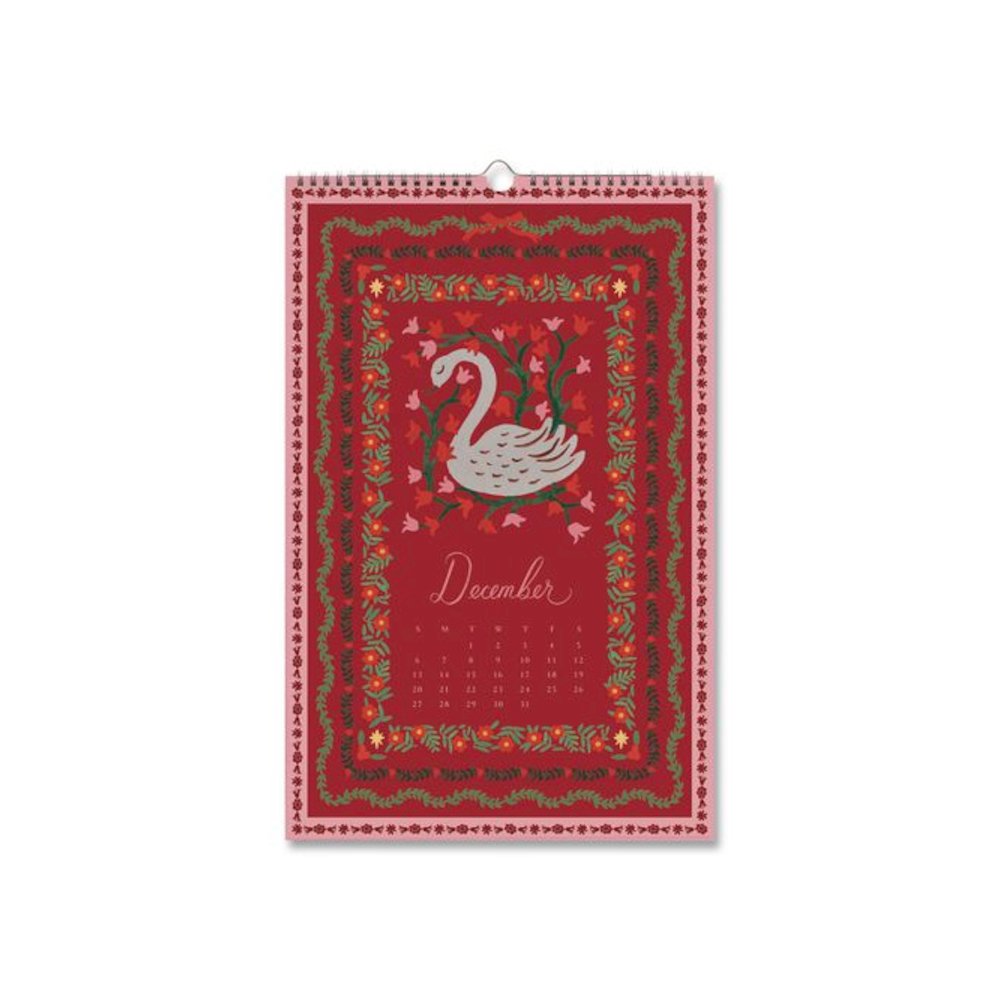 Flora Monthly Wall Calendar, 11 x 17, Multicolor Sheets, 12-Month (Jan to Dec): 2026. Picture 8