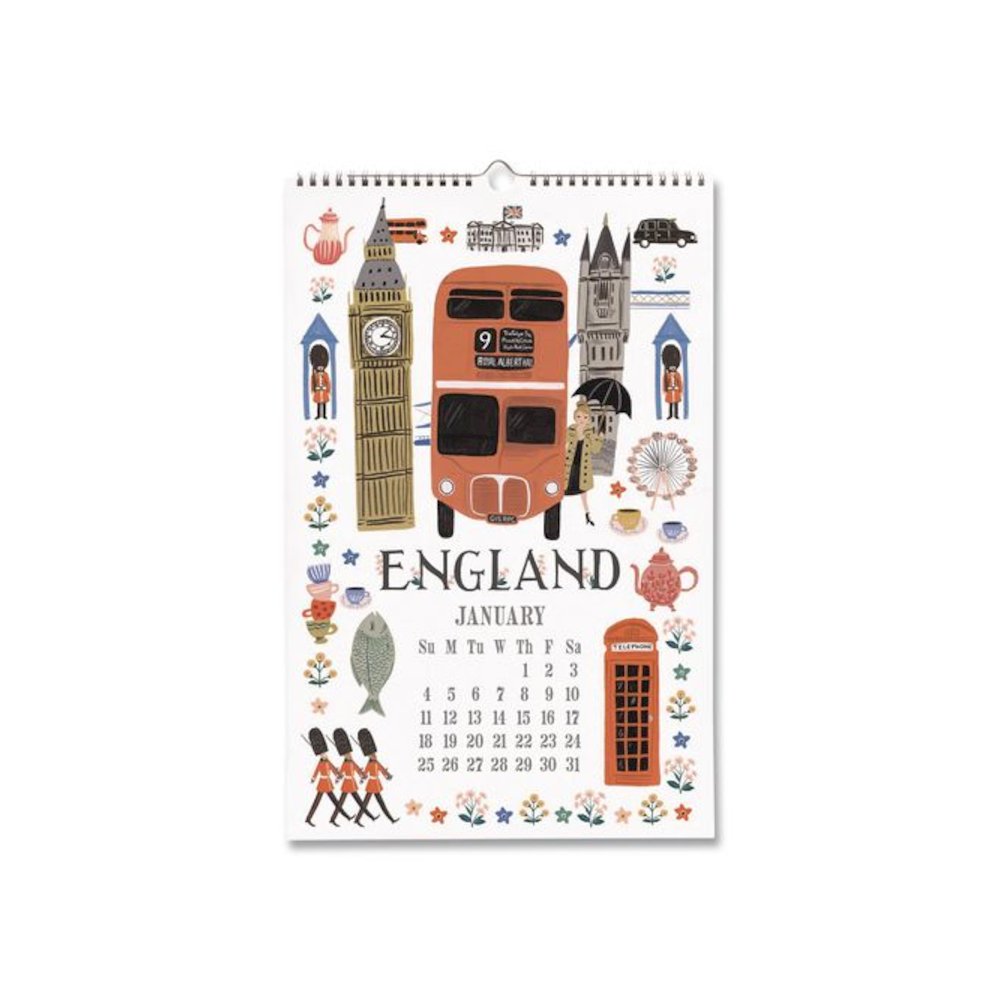 World Travel Monthly Wall Calendar, 11 x 17, Multicolor Sheets, 12-Month (Jan to Dec): 2026. Picture 2