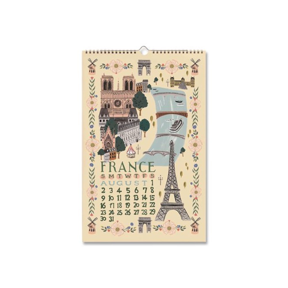 World Travel Monthly Wall Calendar, 11 x 17, Multicolor Sheets, 12-Month (Jan to Dec): 2026. Picture 6