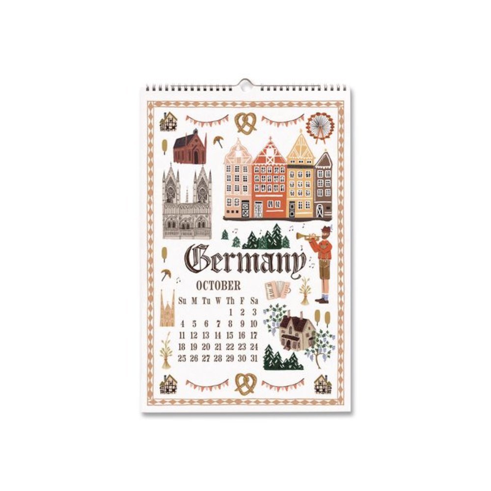 World Travel Monthly Wall Calendar, 11 x 17, Multicolor Sheets, 12-Month (Jan to Dec): 2026. Picture 8