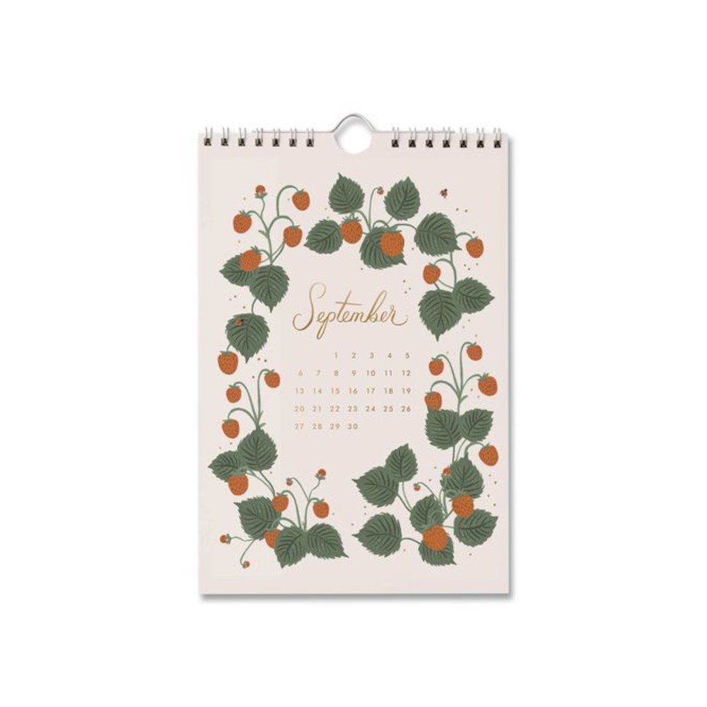 Strawberry Fields Monthly Wall Calendar, 6 x 9, Multicolor Sheets, 12-Month (Jan to Dec): 2026. Picture 6