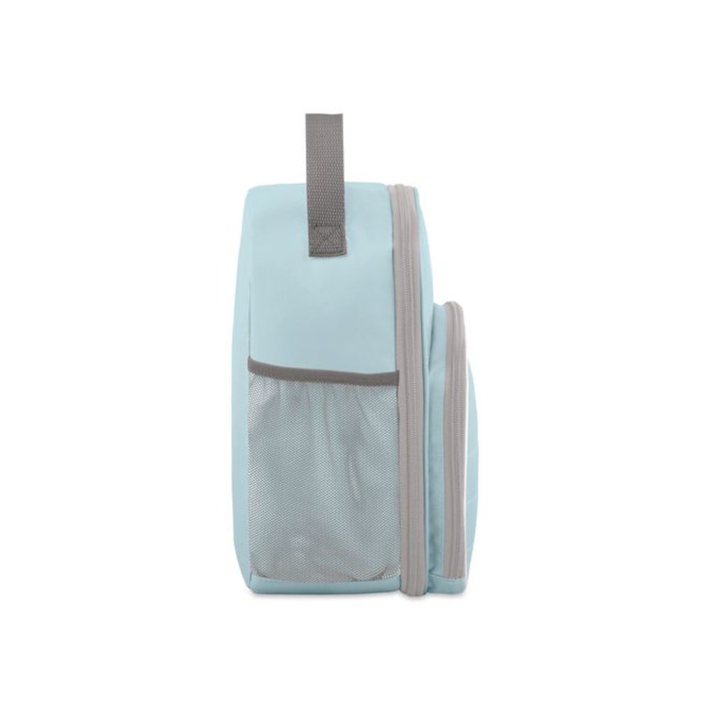 Kids Icon Series Insulated Soft Lunch Bag, 7 x 5 x 10.5, Light Blue. Picture 2