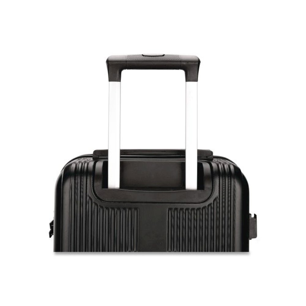 TESORO Hardside Carry-On Spinner Suitcase, 13.7 x 7.6 x 22.8, Black. Picture 3