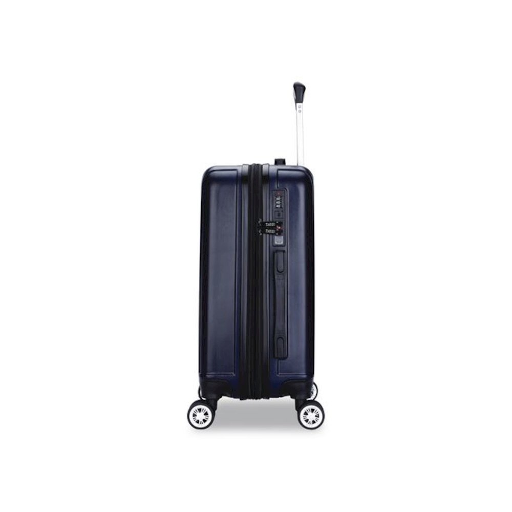TESORO Hardside Carry-On Spinner Suitcase, 13.7 x 7.6 x 22.8, Blue. Picture 2