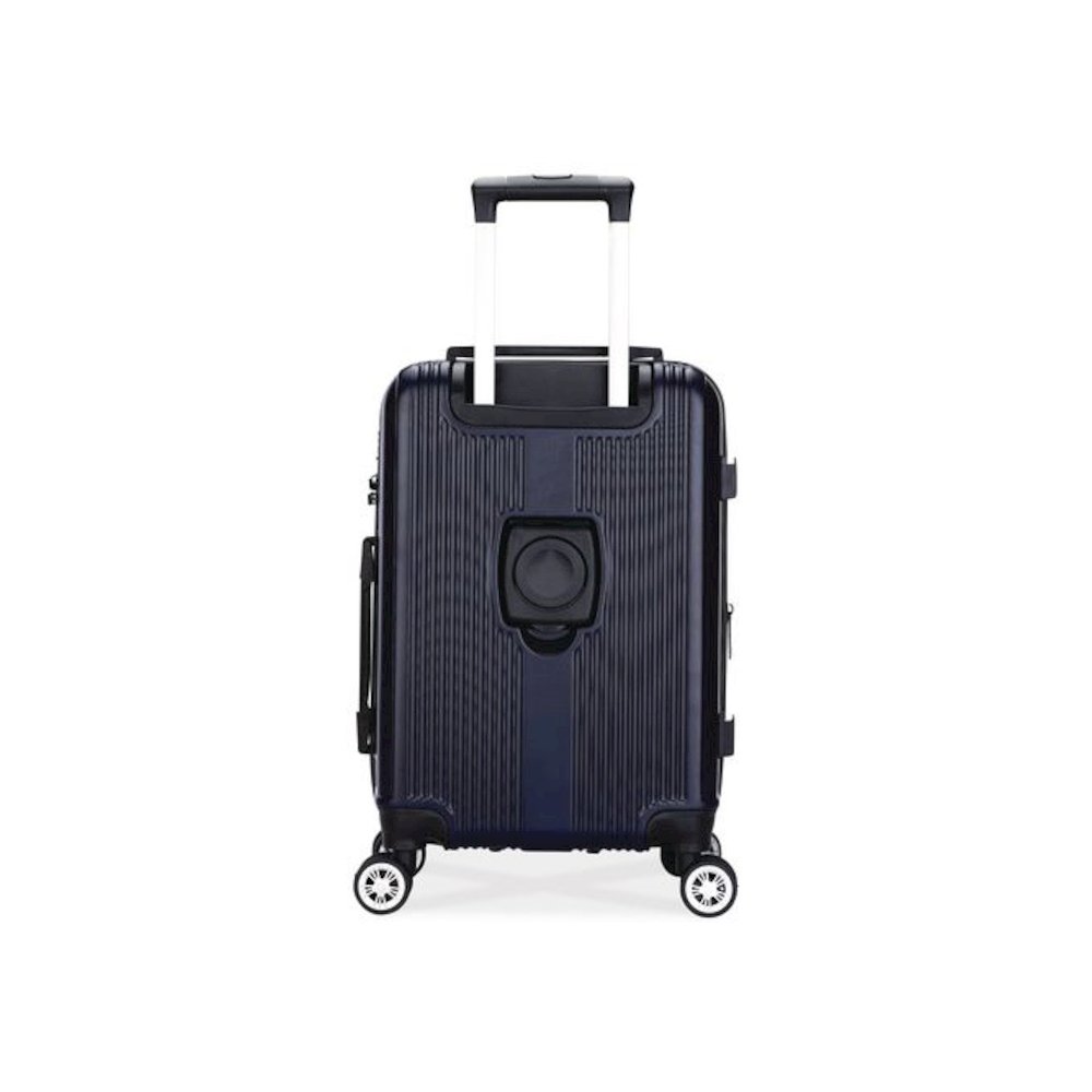 TESORO Hardside Carry-On Spinner Suitcase, 13.7 x 7.6 x 22.8, Blue. Picture 3
