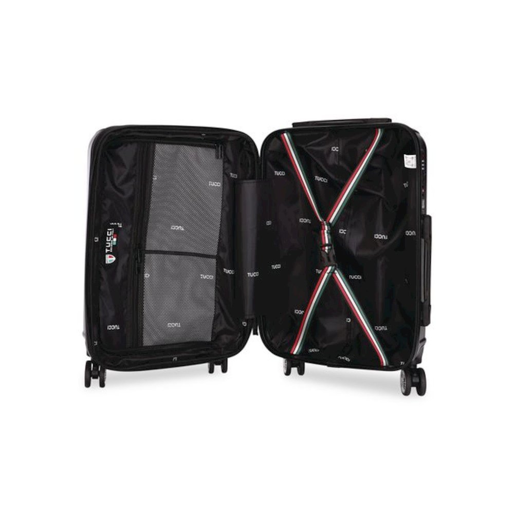 TESORO Hardside Carry-On Spinner Suitcase, 13.7 x 7.6 x 22.8, Blue. Picture 4