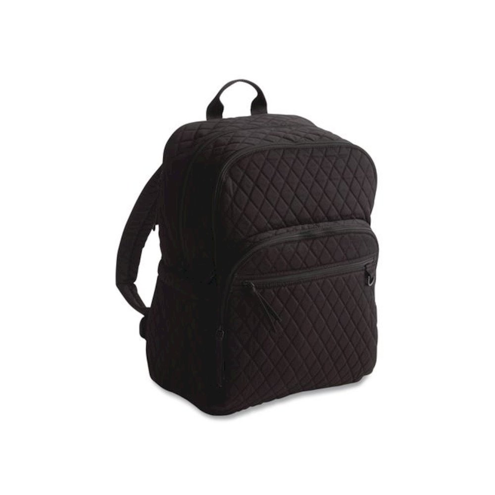 Bancroft Large Premium Cotton Laptop Backpack, Fits Devices Up to 15", 12" x 9" x 16.5", Moonless Night. Picture 2