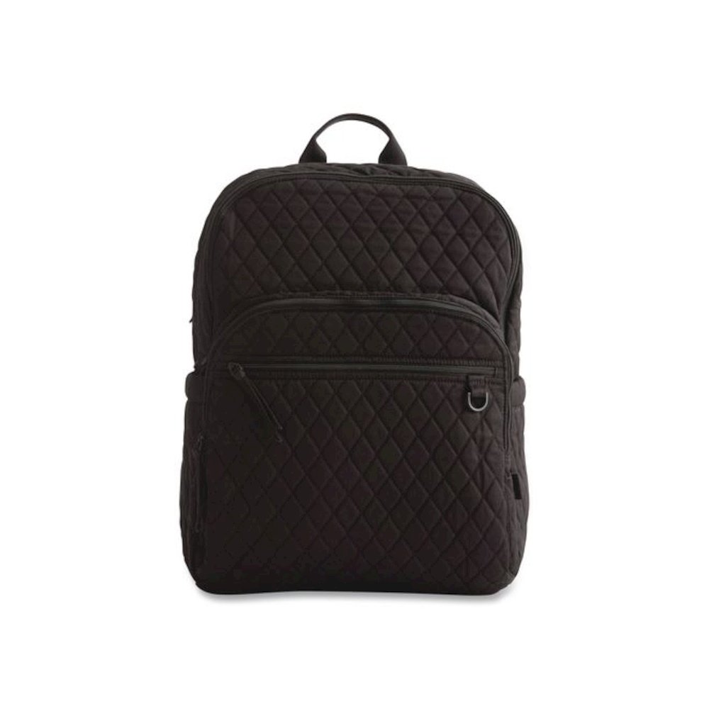 Bancroft Large Premium Cotton Laptop Backpack, Fits Devices Up to 15", 12" x 9" x 16.5", Moonless Night. Picture 1