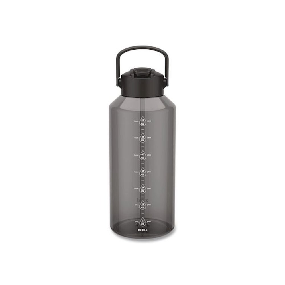 Liberty Plastic Water Bottle, 64 oz, Ebony. Picture 2
