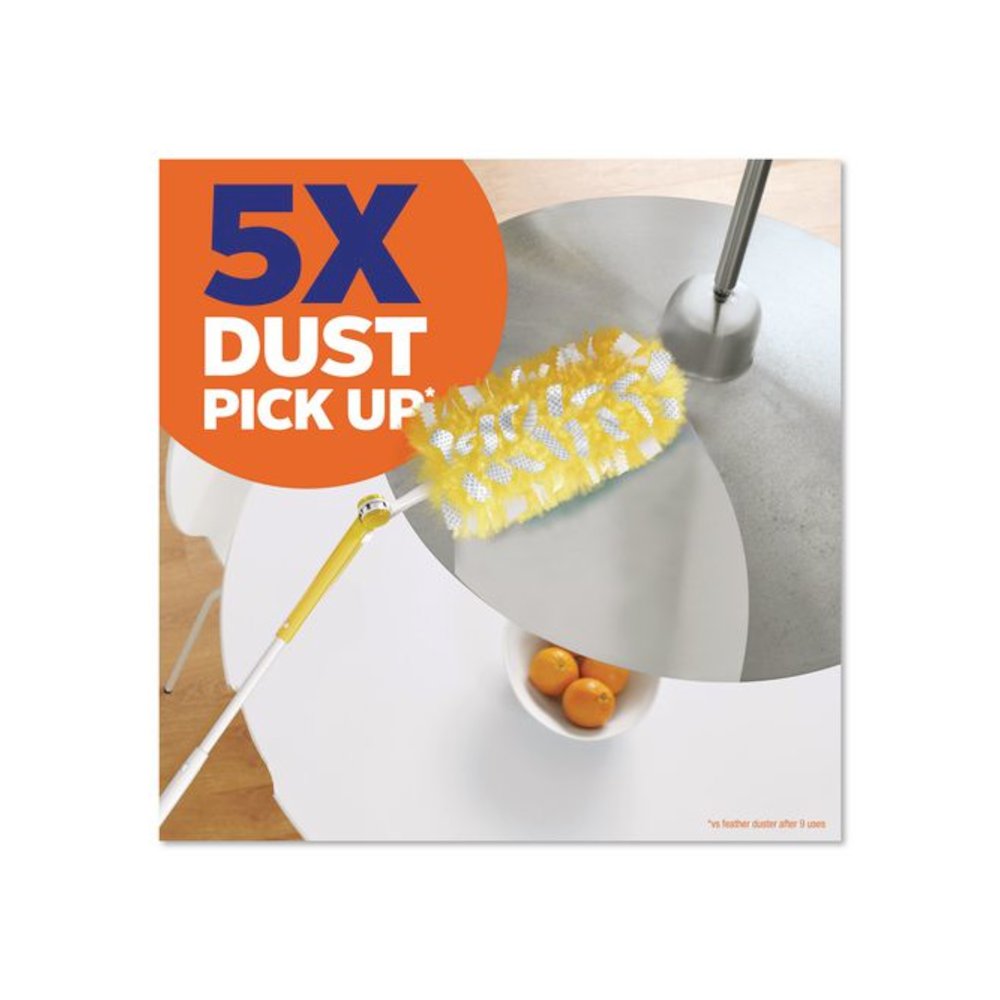 360 Heavy Duty Extendable Starter Dusting Kit, 3 Refills and One 6" to 3 ft Pole, 4 Kits/Carton. Picture 7