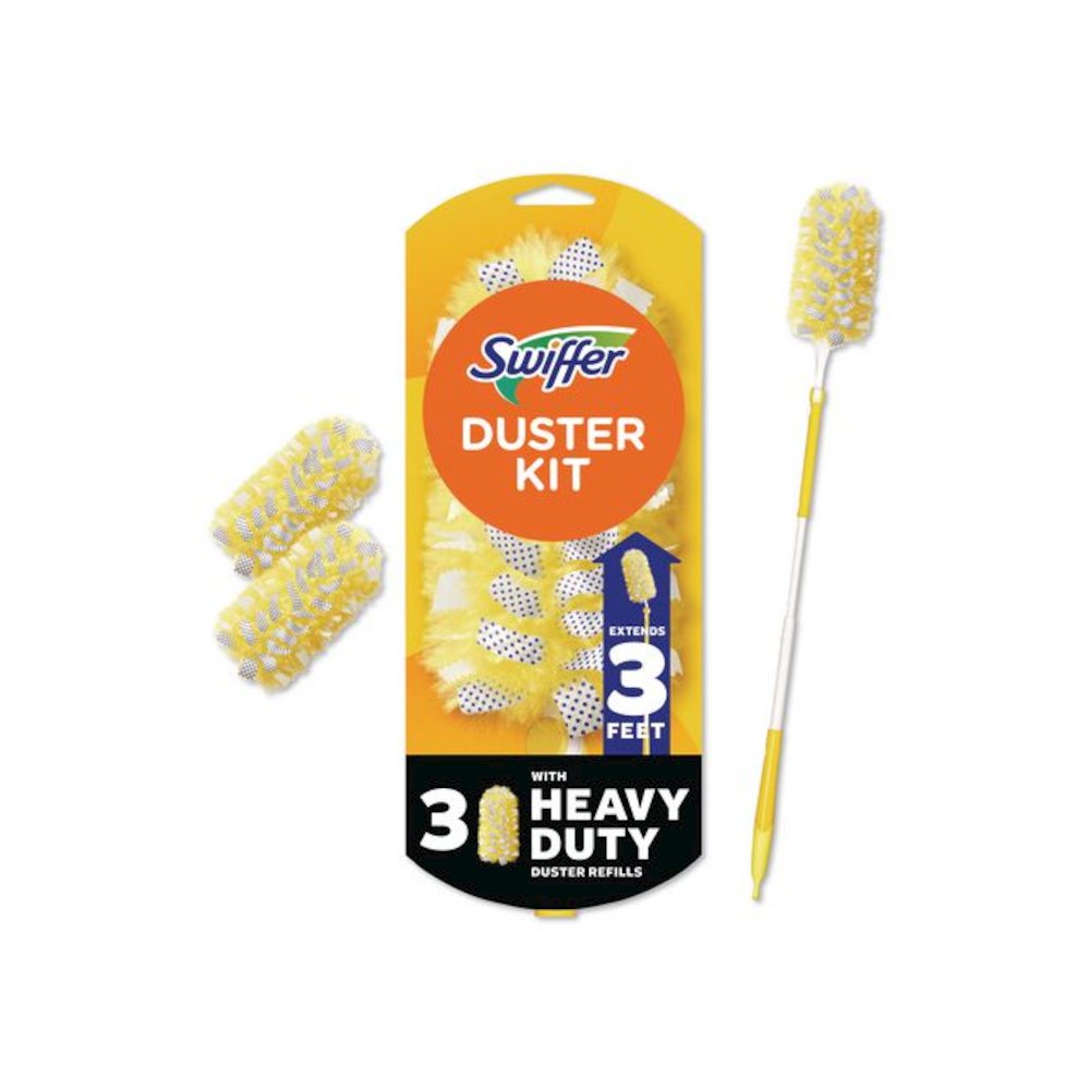 360 Heavy Duty Extendable Starter Dusting Kit, 3 Refills and One 6" to 3 ft Pole, 4 Kits/Carton. Picture 2