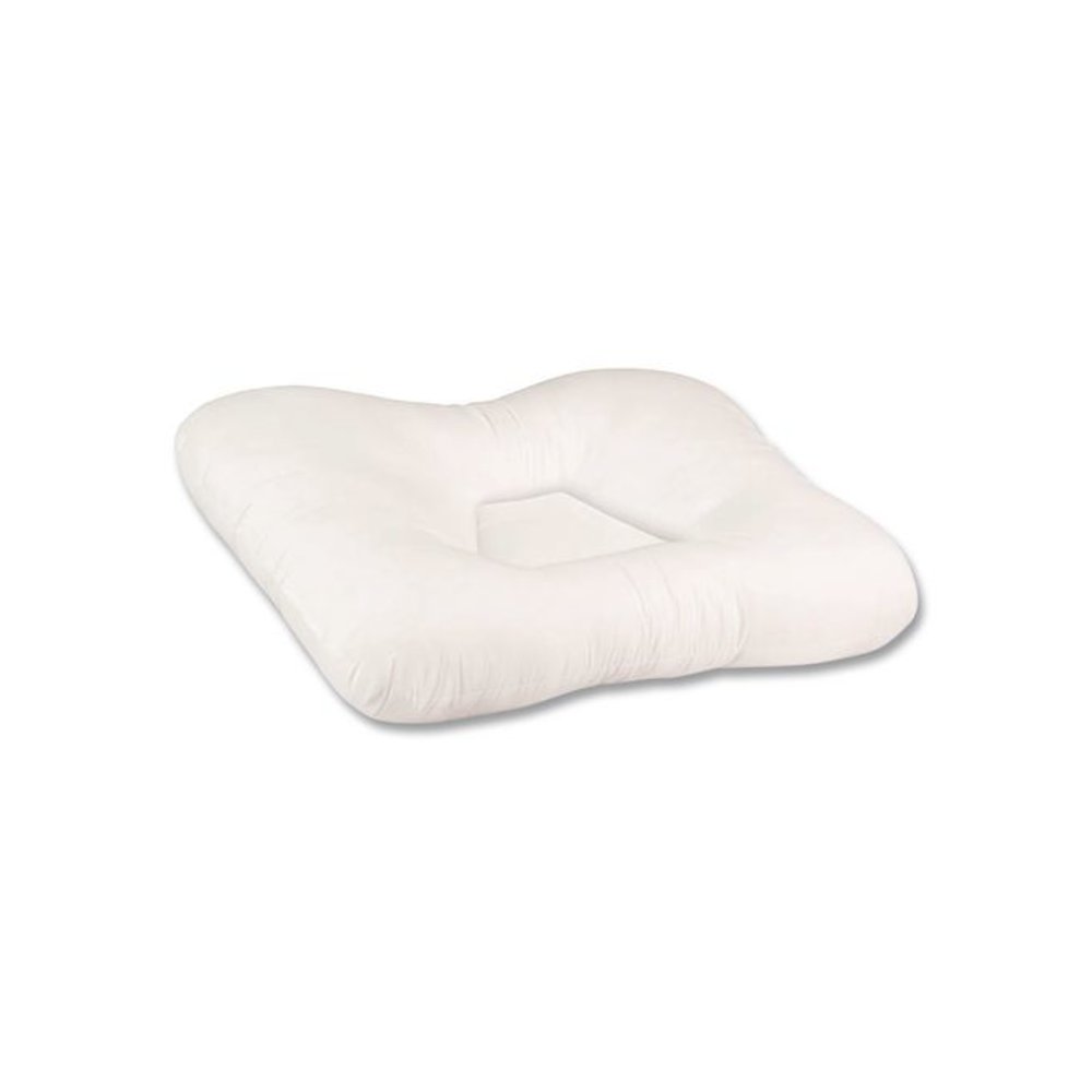 Petite Core Cervical Pillow, 12 x 4 x 19, White. Picture 1