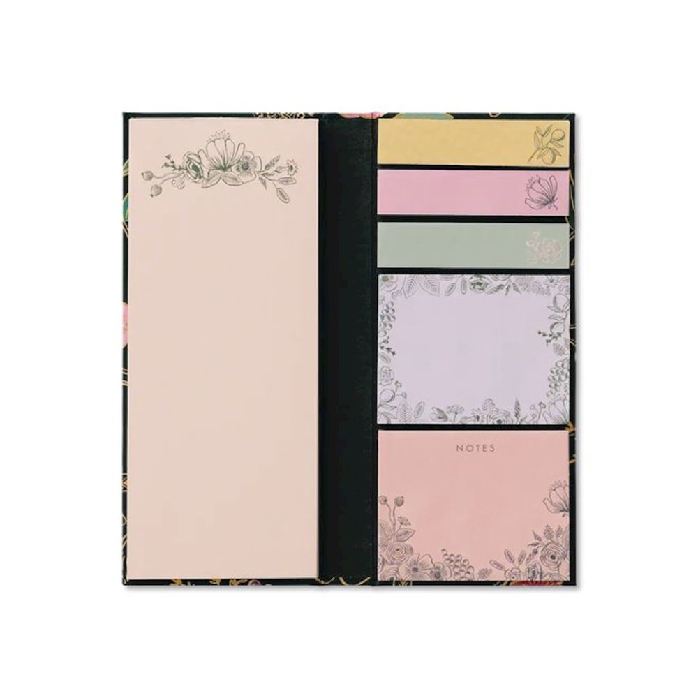 Colette Note-Folio Sticky Notes Combo Pack, (1) 2.67" x 6.5", (2) 2.67" x 2.09", (3) 2.67" x 0.63", Multicolor, 50 Sheets/Pad. Picture 2
