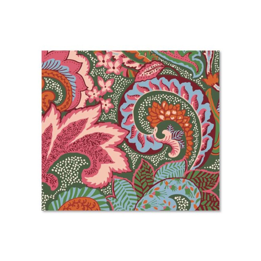 16" Mini Adair Spinner, 14 x 8 x 16, Leaf Me Not Paisley. Picture 4