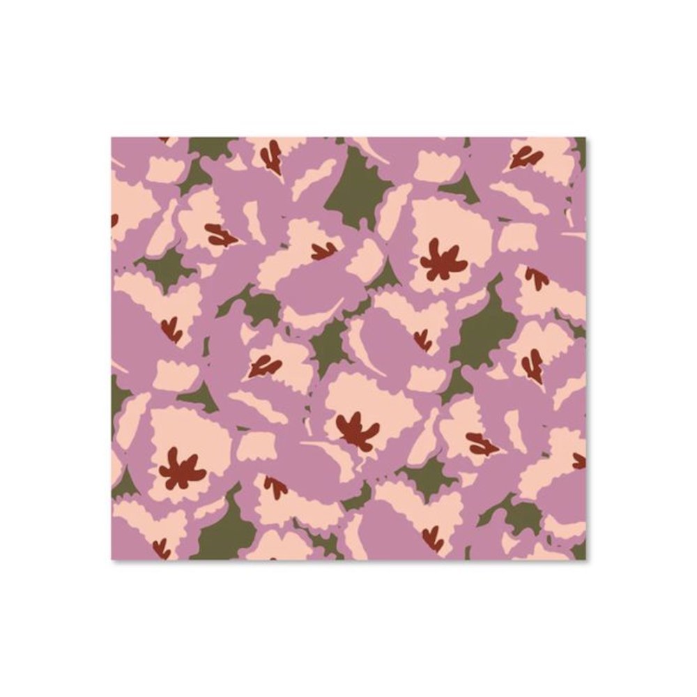26" Adair Spinner, 18 x 11 x 26, Curly Tulips Purple Floral. Picture 4