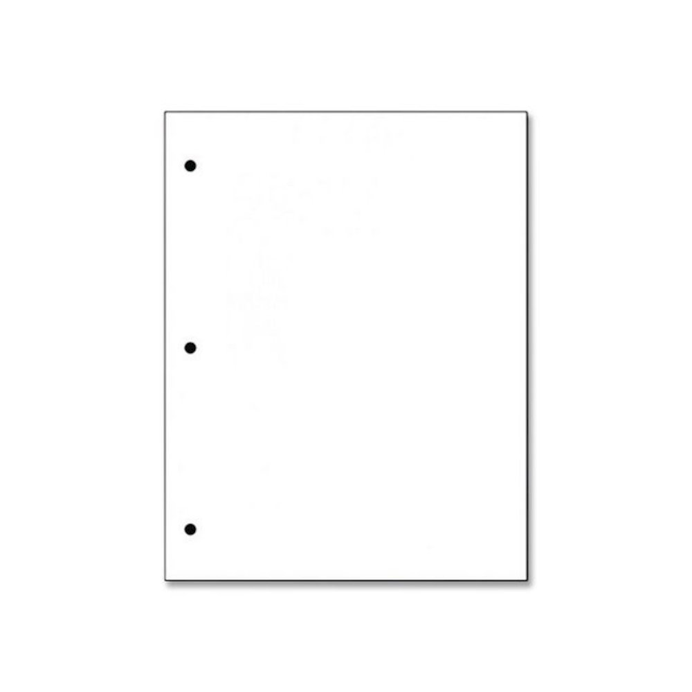 Copy Paper, 92 Bright, 3-Hole Punch, 20 lb Bond Weight, 8.5 x 11, White, 500 Sheets/Ream, 5 Reams/Carton. Picture 4