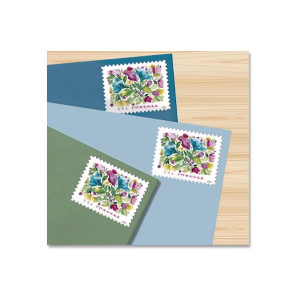1 oz First-Class Forever Stamps, Celebration Blooms, 20 Stamps. Picture 4