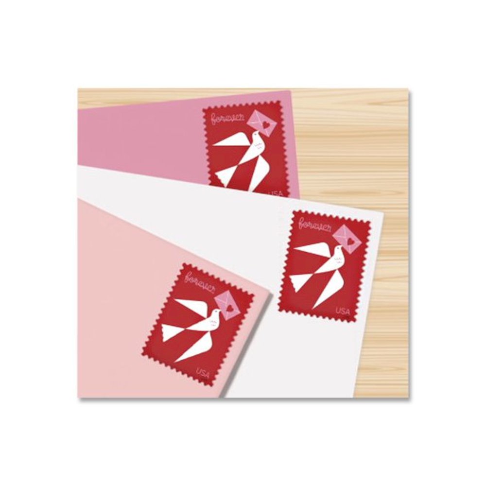 1 oz First-Class Forever Stamps, Love, 20/Pack. Picture 4