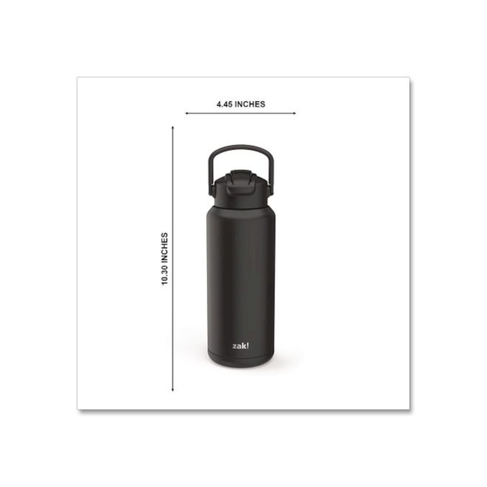 Liberty Stainless Steel Double Wall Insulated Tumbler, 32 oz, Ebony. Picture 4