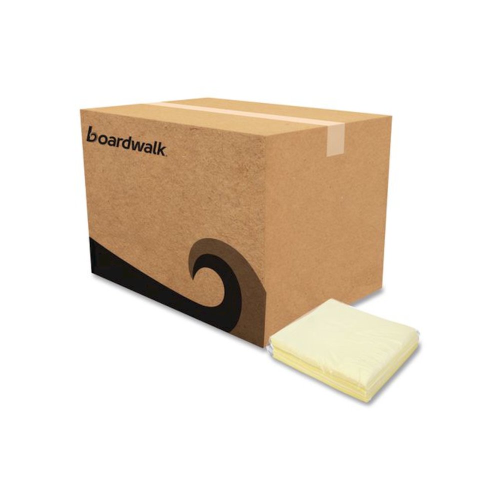 Dust Cloths, 18 x 24, Yellow, 50/Bag, 10 Bags/Carton. Picture 1